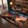 Max Verstappen Personalized Crystal Velvet Carpet, Customized Name Text Soft Anti‑Slip Rug for Living Room Bedroom