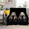 Cartoon French Pit Bull Dog Pet 3D Blanket,Soft Throw Blanket for Home Bedroom Bed Sofa Picnic Travel Office Cover Blanket Kids