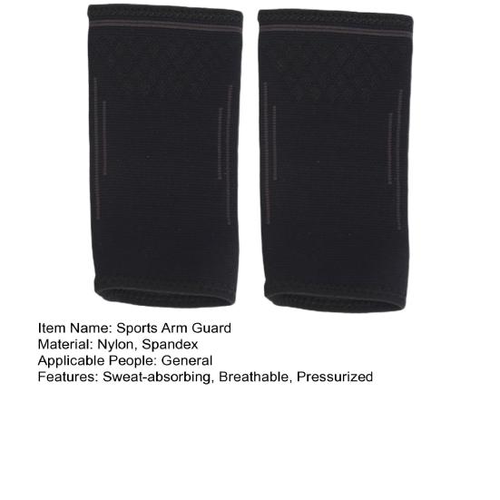 1 pár volejbalových chráničů paží Pot pohlcující prodyšné měkké nylonové návleky Outdoorové venkovní sportovní ochranné pomůcky na paže Sportovní doplňky