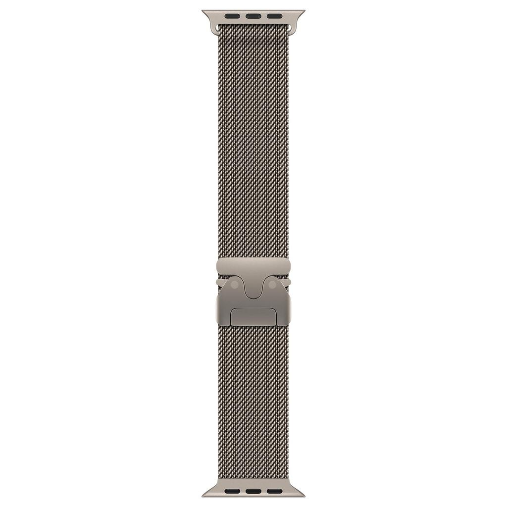 Kompatibel mit Apple Watch 11: Fallschirmschnalle Milanese Edelstahlarmband, Ultra 3 Metallarmband