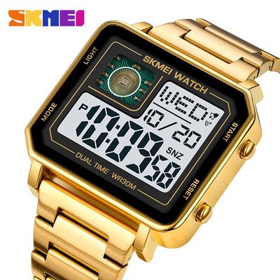 Men's Large Dial Watch Multi-functional Outdoor Waterproof Electronic Watch Trendy Luminous Electronic Watch