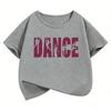 Dance Girl Design Funny T Shirts Short Sleeve Kids Childrens Tshirt Boys Girls Summer Spring Casual Top Tee Shirt