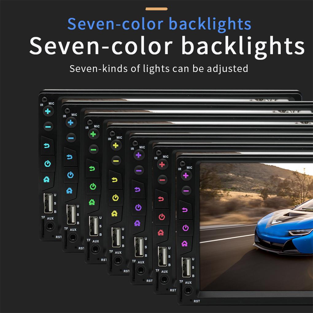 Stereo MP5 Dálkové ovládání Zrcadlové propojení Univerzální Zesílený Hardware Zadní Kamera Navigace Autorádio s Dotykovou Obrazovkou Přehrávač