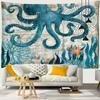 3D Printing Tapestry Psychedelic Ocean World Beautiful Fish Large Tapestry Wall Hanging Marine Animal Home Decor Beach Towel Premium Quality
