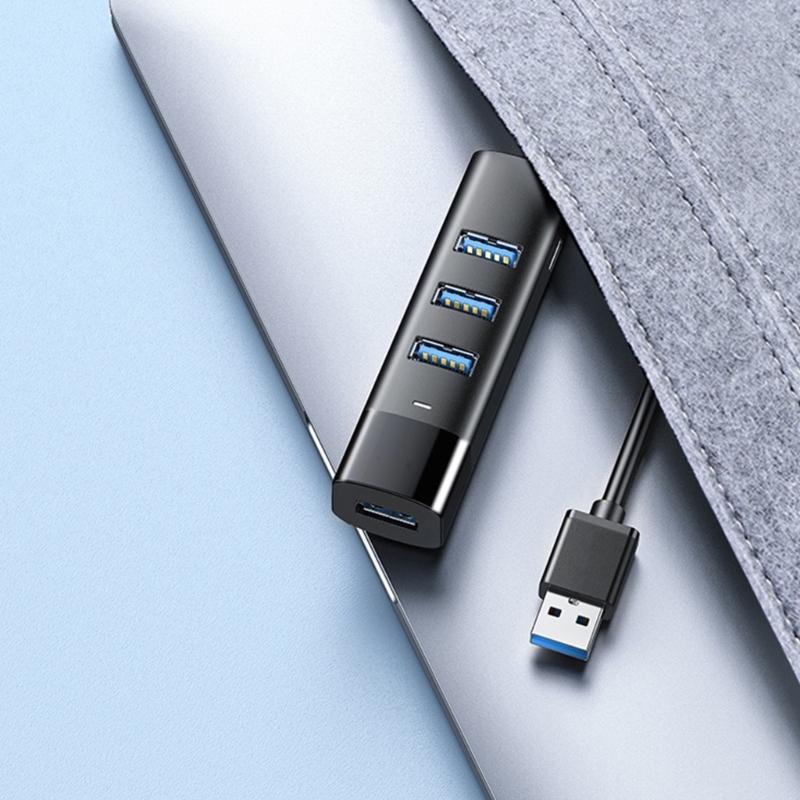 USB C/USB Extension Cable Long USB Cable USB C Splitter 4 Port USB3.0 Adapter USB Adapter for Camera Phone PC Keyboards