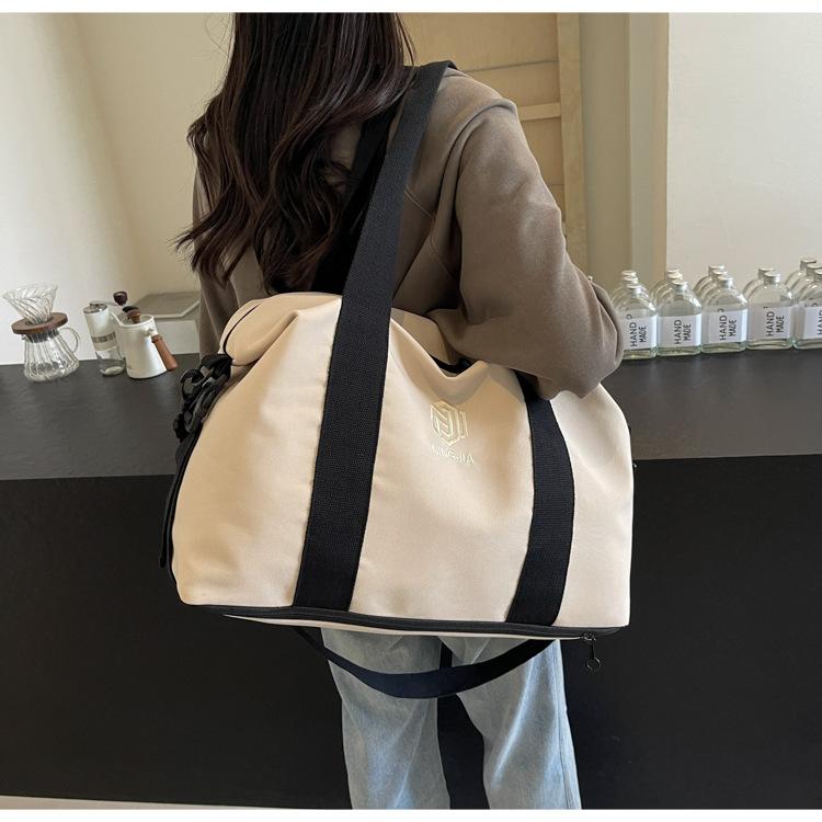 Short-Distance Travel Bag Men's Portable Large Capacity Luggage Bag Women Multi-Functional Sports Yoga Bag Dry Wet Separation Storage Bag