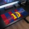 Niestandardowa duża podkładka pod mysz Lionel Messi, Personalizowany nadruk z nazwą, Antypoślizgowa mata na biurko z logo piłkarskim, Prezent dla gracza