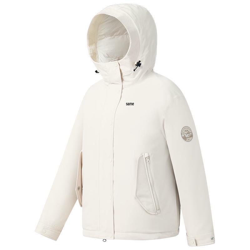 FILA Women's Loose Fit Hooded Down Jacket