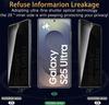 2PCS Privacy Tempered Glass Case For Samsung Galaxy S25/S26 Ultra Plus S 26 25 Edge Fingerprint-Unlock Anti-Glare Anti-Spy Glass