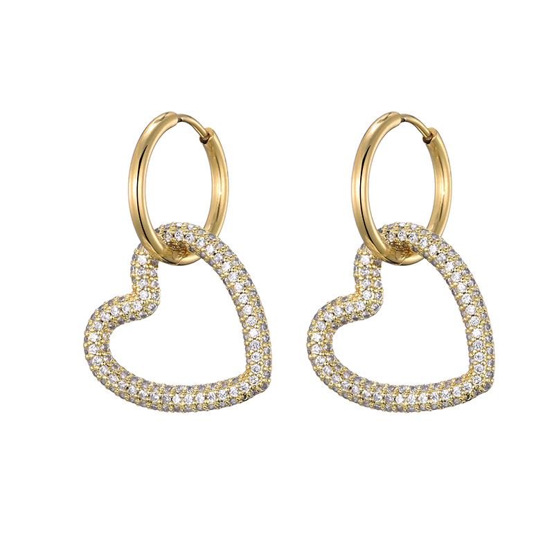 Classic Stainless Steel Ear Buckle For Women Trendy Gold Silver Color Big Oval Rectangle Hoop Huggie Punk Hip Hop Jewelry Gift