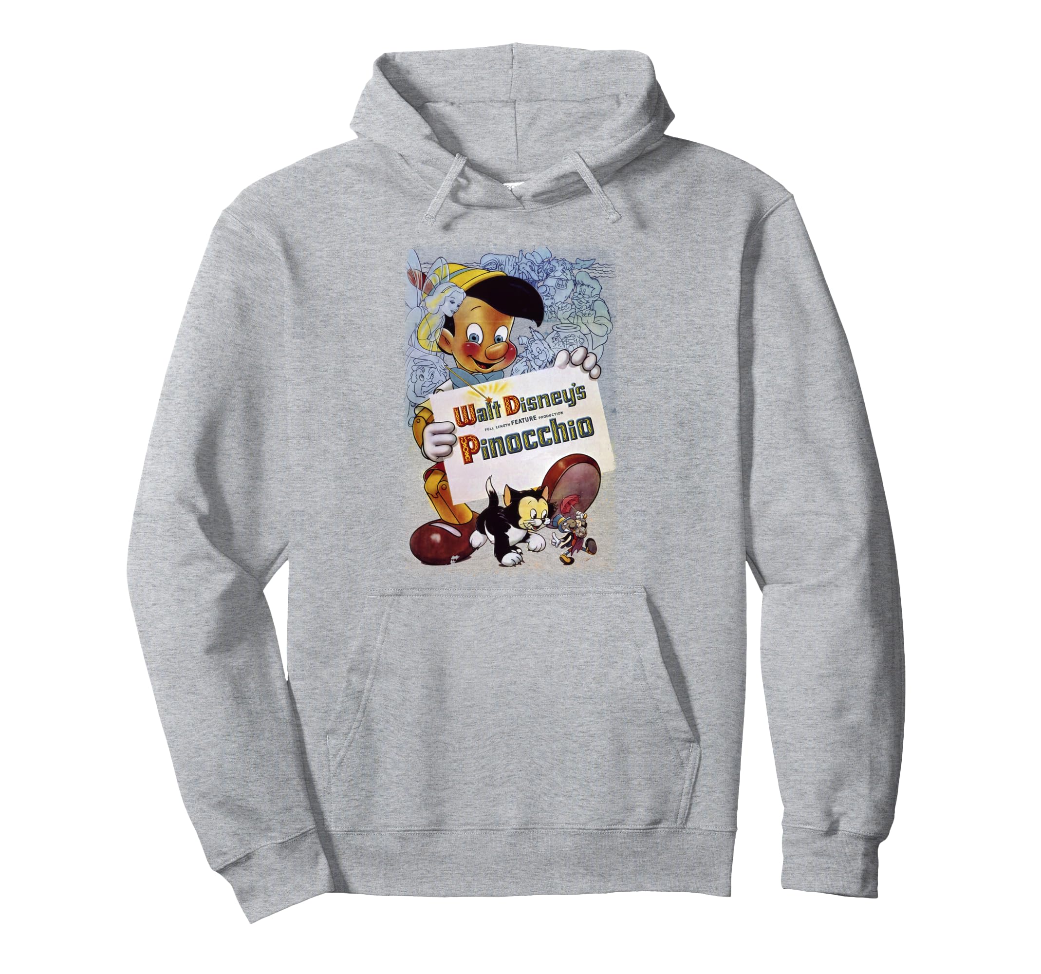 

Disney Pinocchio Signed Center Poster Hoodie