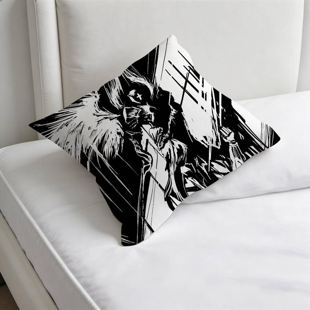 UULTRAKILL Gabriel Decorative Square Pillow Cover Modern Cushion Case for Living Room Bedroom