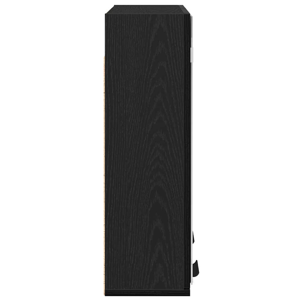 Mirror Cabinet with Shelf Black Oak Effect 64 X 20 X 67 Cm