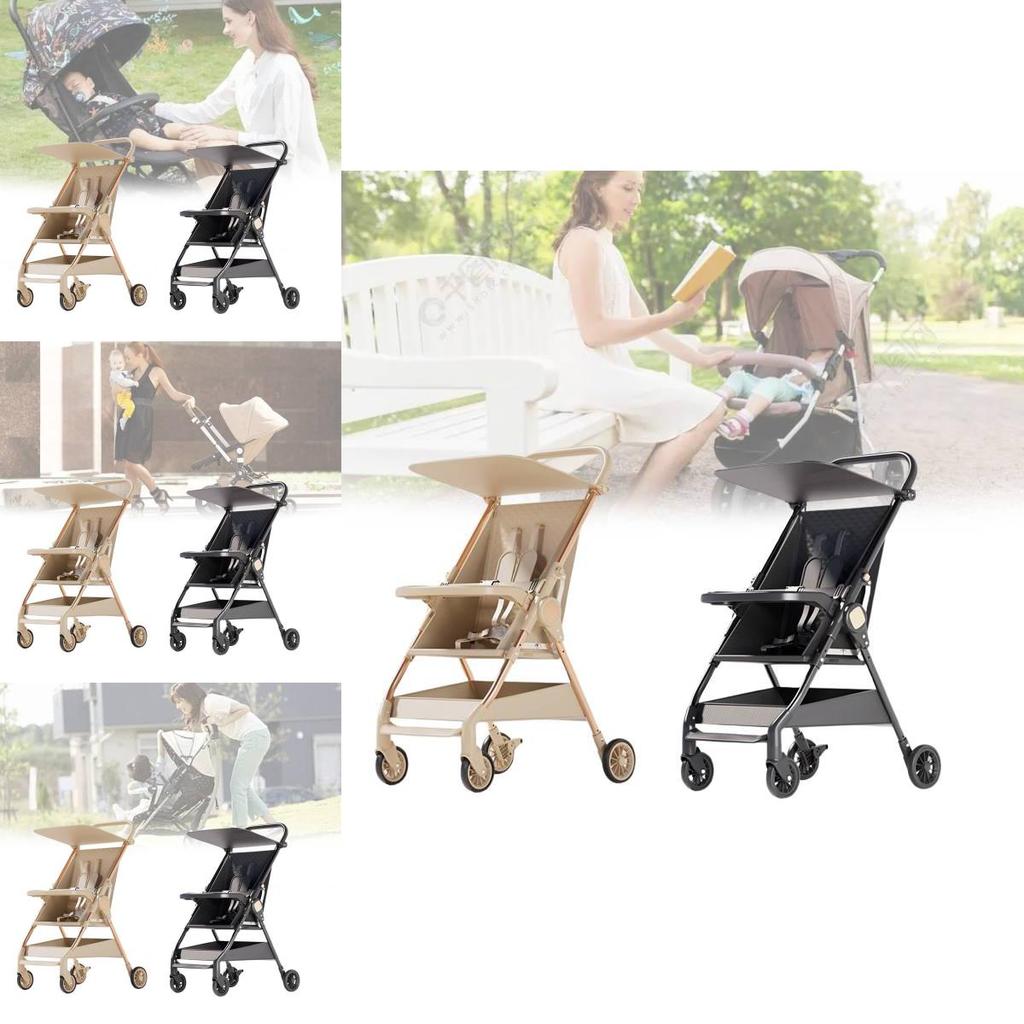Multi-functional Baby Stroller Foldable And Lightweight Travel-friendly Child Carrier Design
