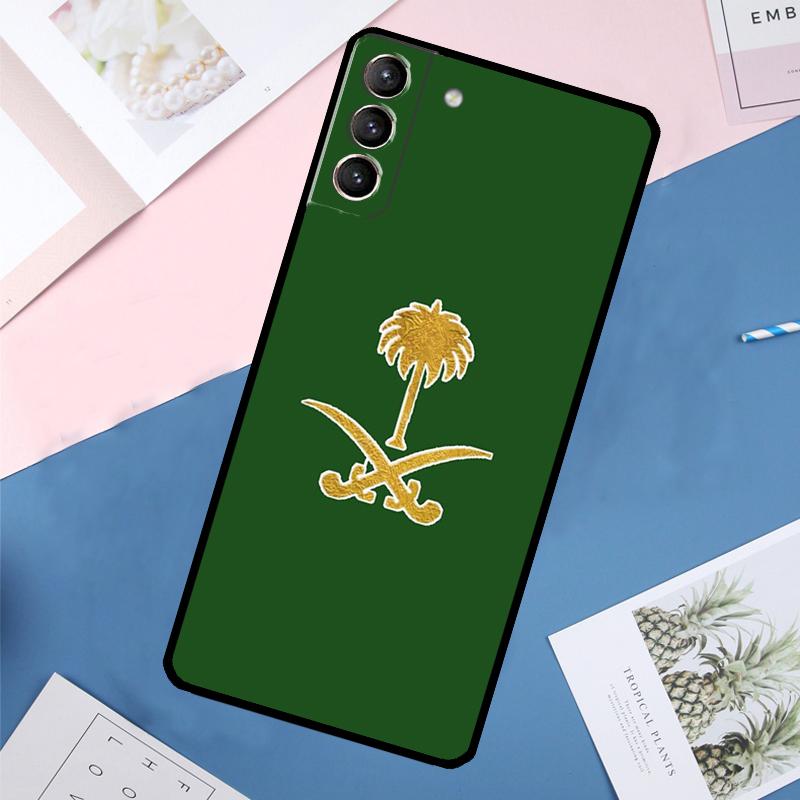 Kingdom of Saudi Arabia Flag Case For Samsung Galaxy S22 S23 S24 Ultra S9 S10 Plus Note 10 20 Ultra S20 S21 FE Cover