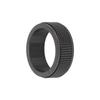 8MM Mens Spinner Ring Noiseless Titanium Steel Cool Anxiety Ring for Anxiety Stress Relieving Black No. 8 57mm   2.2in