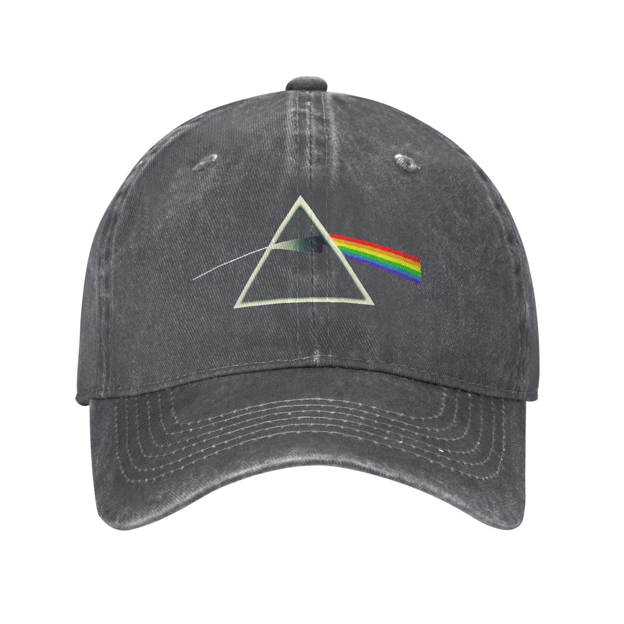 KEREN Cap Dark Side Of The Moon Denim Stof Baseballpetten Snapback Baseballpetten Ademende Casquette Outdoor voor Mannen en Vrouwen One Size