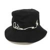 Used Travis Scott Cactus Jack Bob Bucket Hat (10656) 033C906U4511 7919 Medium 23.2" Logo Embroidery Oblique Black Men's