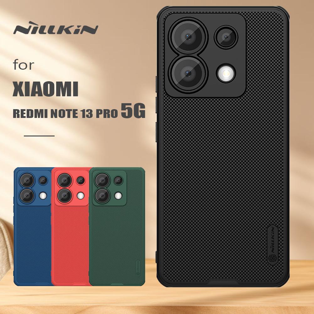 Per Xiaomi Redmi Note 13 Pro 5G Custodia Nillkin Pannello Rigido in PC Scudo Opaco Custodia con Telaio Morbido Copertura 360 Antiurto