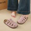Female Shoes Cover Toe Ladies' Slippers Luxury Slides Platform 2025 Designer Retro Slippers Casual Cover Toe Shoes Slides Sliper
