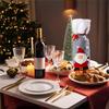 A33R-3PCS Christmas Wine Bottle Cover Merry Christmas Decor For Home Christmas Ornaments Decor Happy New Year