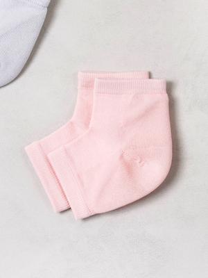 Gel Heel Moisturizing Socks - 2 Pairs for Hydrating Foot Care