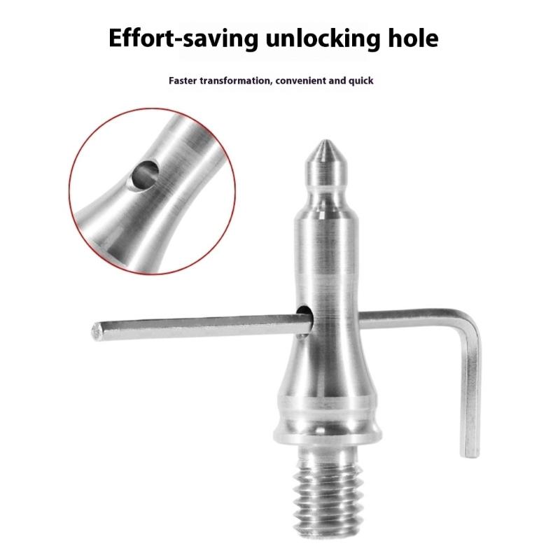 Stainless Steel AntiSlip Camera Foot Spikes Pad For Monopod Tripods Accessories For Outdoor Shootings