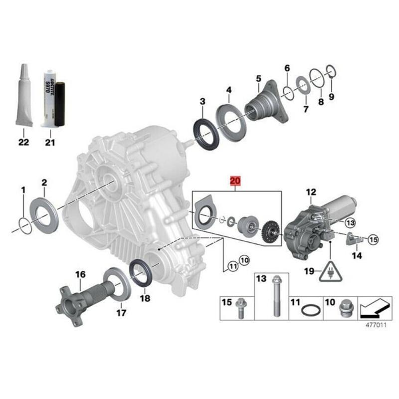 Motor Gear Repair 27107541782 27107568267 Transfer Case Motor Gear Box Servo Actuator Repair Kit Auto Repair Accessory