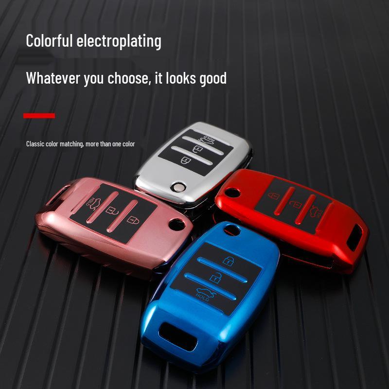 Kompatibelt Kia Nyckelskydd för Modellerna K4, K5, KX3, KX5, K2, K3, Sportage, Sorento och Forte