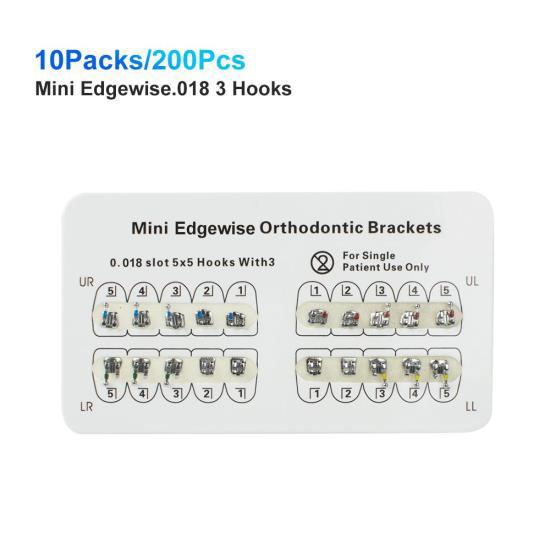 .018 Edgewise   Mini Metal Dental  