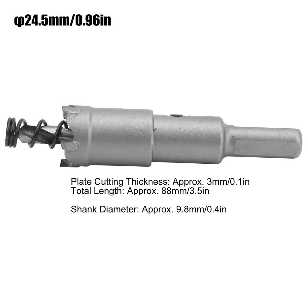 Cemented Carbide Hole Saw Cutter Hard Alloy Drill Bit Opener for Metal Thick Plate Aluminum Alloy