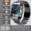 2025 Neue Herren Sport Smartwatch 1000mAh Ultra Langlebig GPS Tracker Kompass 10ATM Wasserdicht Kompass Bluetooth Anruf Smartwatch