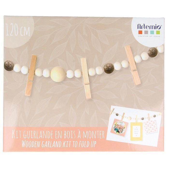 DIY Christmas Decorations Box - Wooden Garland Memories