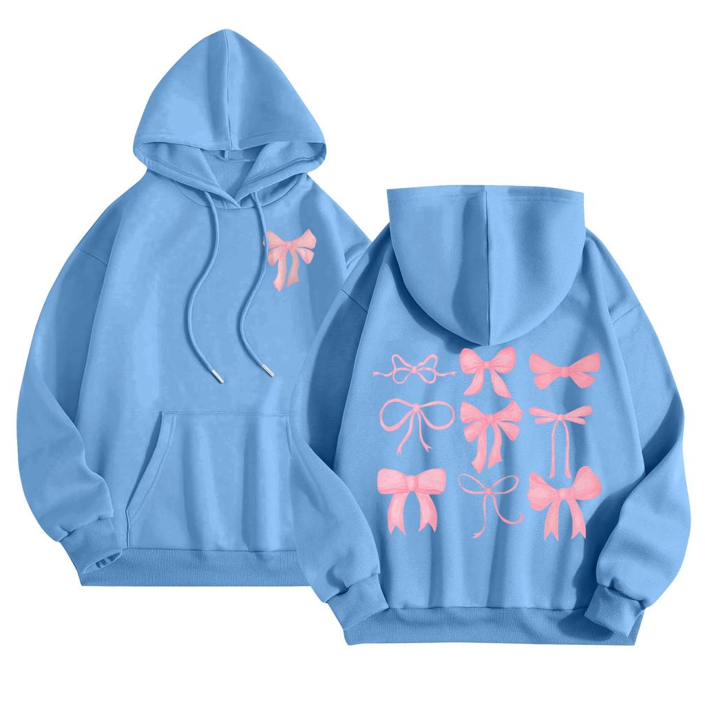 Dámské topy s potiskem s kulatým výstřihem Bavlněné ležérní módní pulovrové topy s dlouhým rukávem Halenka