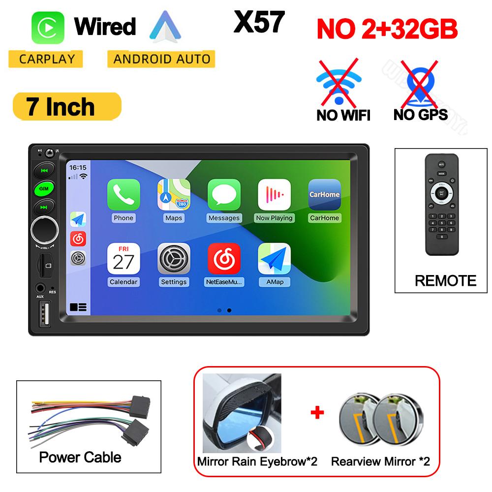 7/9/10 Inch Universal Android 13 Car Radio 64G Autoradio Android 2 Din Car Radio GPS BT Central Multimedia Smart Car Systems