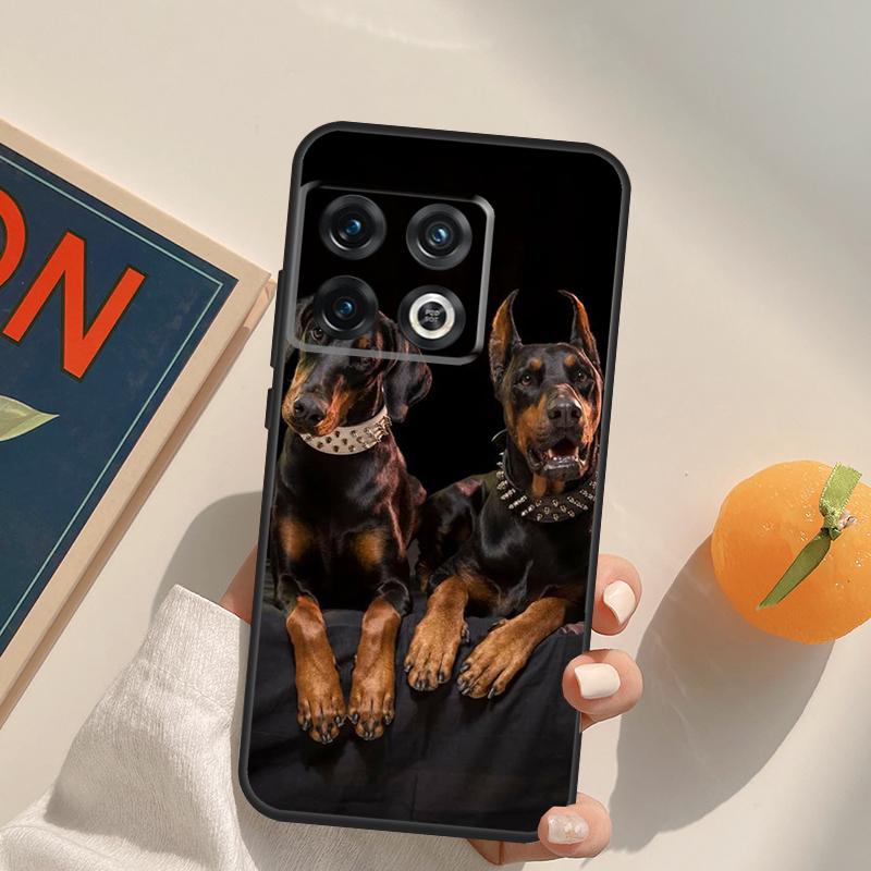 Dachshund Doberman Dog Case For OnePlus 12R 13R 13T 10R 15 13 12 11 10T 8T Nord CE 4 3 2 Lite N20 N30 Nord 5 Cover