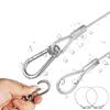 5/10Pieces Safety Cables for DJ Stage Lighting and Equipment High Strength Stainless Steel Corrosive Prevent