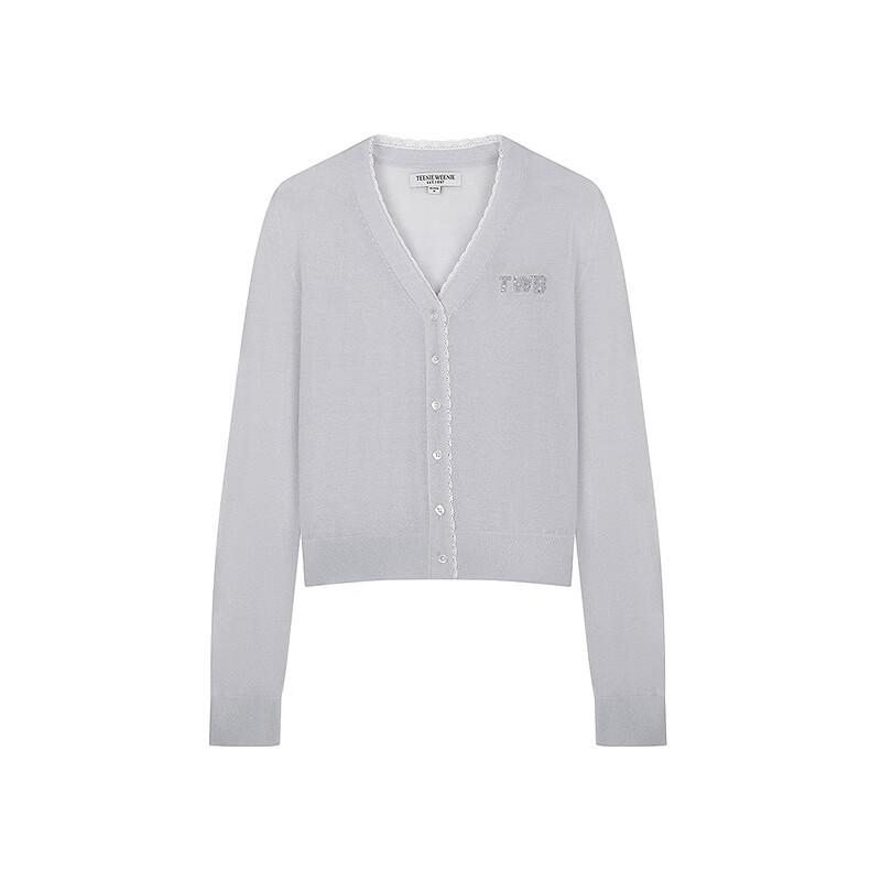 Teenie Weenie Women's 2025 Summer V-Neck Knit Cardigan