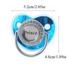 Luxe Blauwe Baby Fopspeen Clips Cover Set Bling BPA Gratis Siliconen Pasgeboren Bijtring Baby Dummy Fopspeen Tepel Kraamcadeau