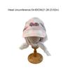Simple Korean Style Plaid Baseball Cap Embroidery Cotton Strappy Bandana Hat Peaked Cap Sunscreen Letter Headscarf Hat Beach