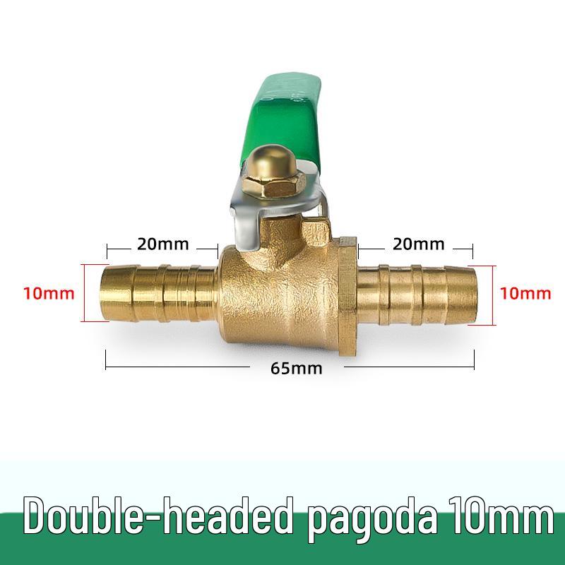 Copper DN20 Thickened Water Valve, Internal/External Thread, Pneumatic Ball Switch, 2-Point One-Piece Design