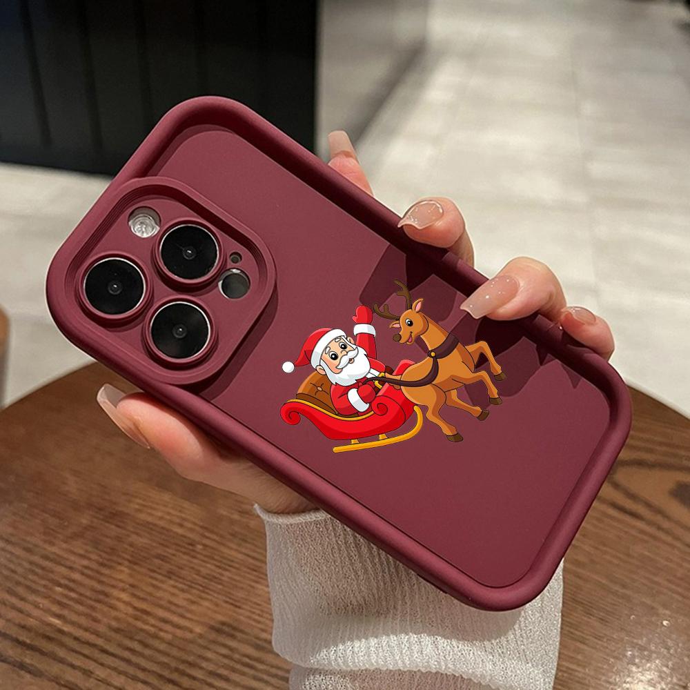 Sky Eye Ladder Soft Case for Samsung A06 A15 A25 A35 A55 A14 A24 A54 S23 S24 FE All Samsung Models Phone Cases Silicone Cover NY22 New Year Christmas