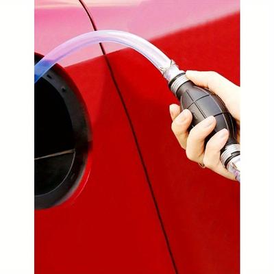 Manual Fuel Transfer Pump, Siphon Pump for Gasoline Gas Oil Fuel Petrol Fluid Water Fish Tank Manual Hand Transfer Pump