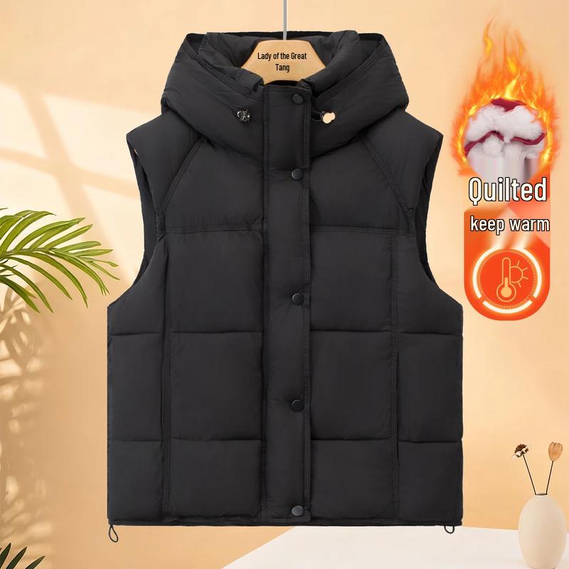 Madam Datang Women's Winter Quilted Vest for Seniors