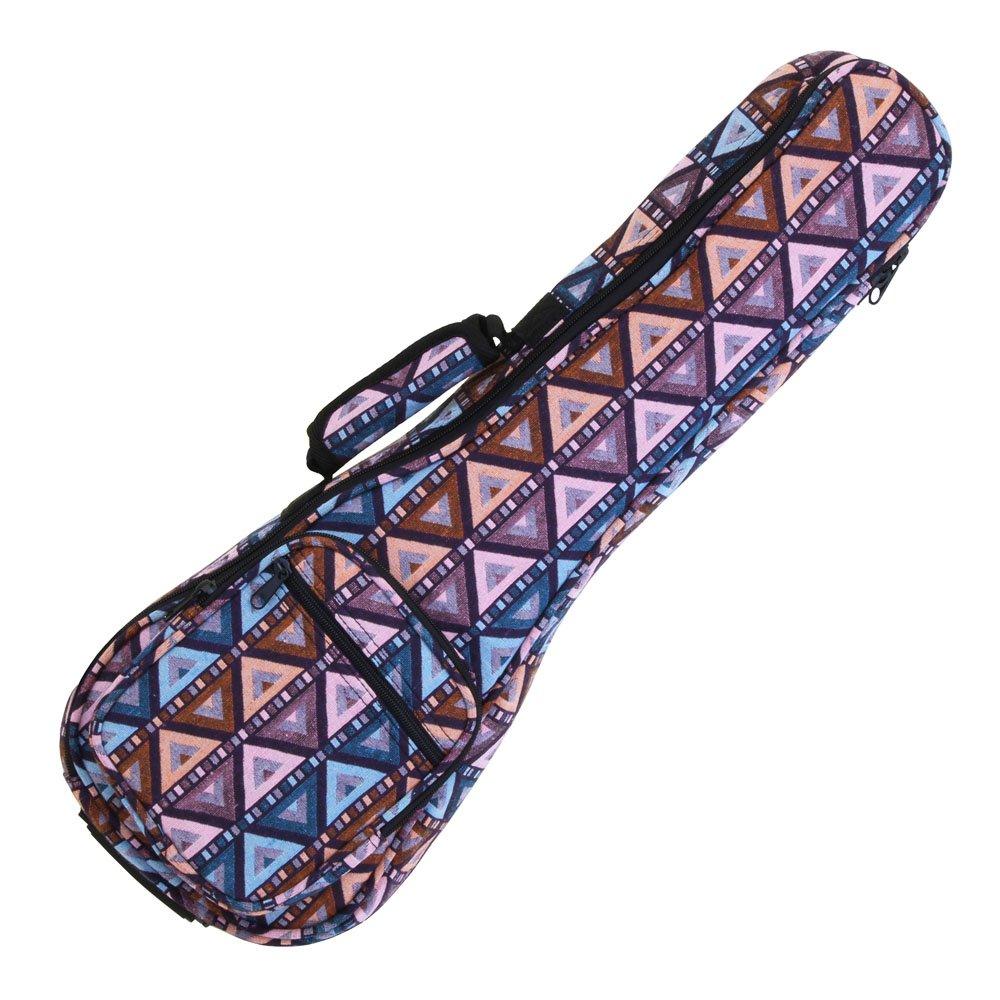 

ARIA Чехол для укулеле размера сопрано с этническим узором, 12 мм подкладка, узор F AEC-SU