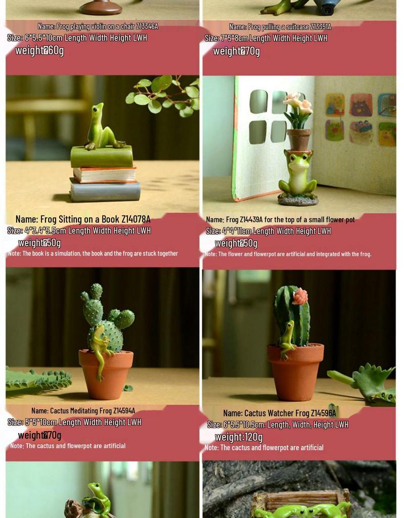 Creative Frog Ornament Flower Pot - Cute Toad for Car Decoration or Gift for Men & Women, Perfect for Teacher's Day