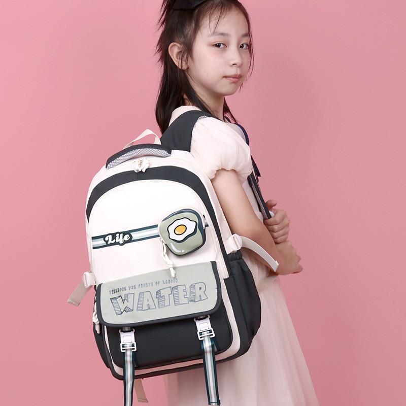 Lightweight Casual Student Backpack For Kids With Comfortable Air Cushion Straps