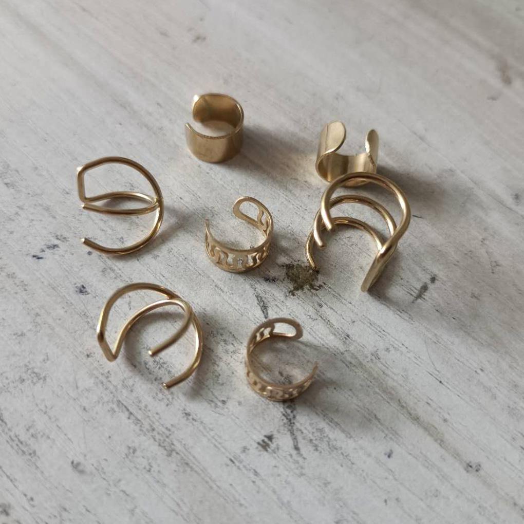 10 Pairs Ear Clips Stainless Eardrop Sets Unisex Non-Pierce Alloy Clips