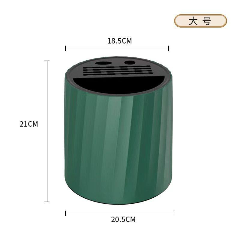 Multifunctional Knife Holder Kitchen Storage Rack 360 Degree Rotating Knife Fork Stand Chopstick Cage Storage Tube