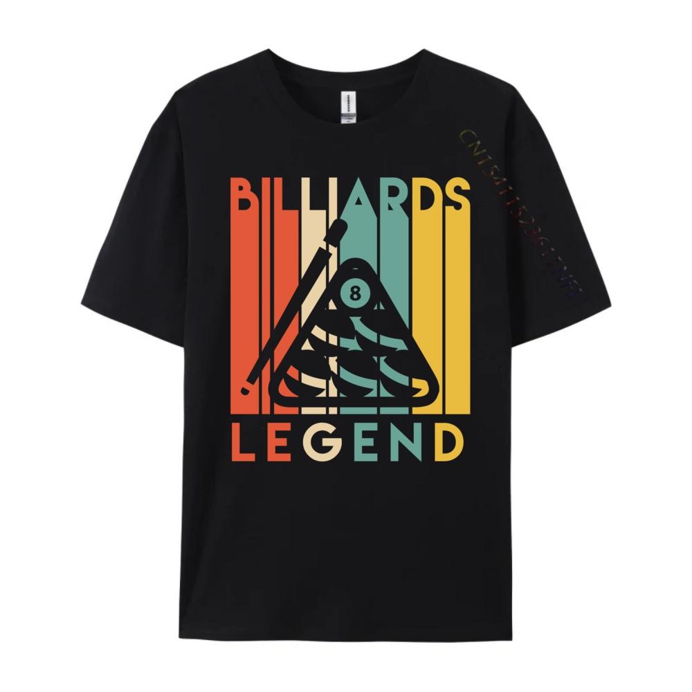 Cool Billiards Legend Vintage T Shirts Funny Gifts Birthday 3XL Men Clothing Luxury Clothes Men Party